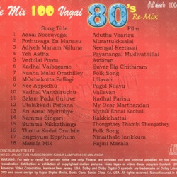Remix 100 Vagai 80's ACDRip WAV Download