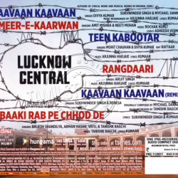 Lucknow Central Hindi Audio CD RIP WAV Songs Download
