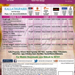 Kalla Thupakki 2012 Tamil Audio CD RIP WAV Songs