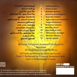 Janani By Ilaiyaraaja Audio CD Rip