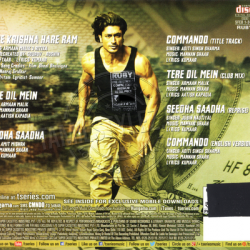 Commando 2 Hindi Audio Cd