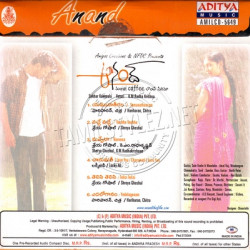 Anand 2004 Telugu Audio CD Rip Lossless FLAC/WAV Songs