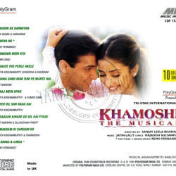 The Khamoshi 1996 Hindi Audio CD Rip Lossless FLAC/WAV Songs