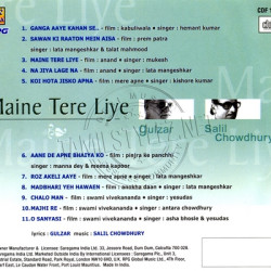 Maine Tere Liye Hindi Audio CD Rip Lossless FLAC/WAV Songs