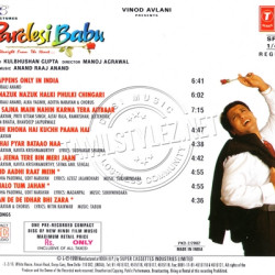 Pardesi Babu 1998 Hindi Audio CD RIP