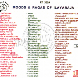 tamil audio cds / Moods & Ragas Of Ilaiyaraaja