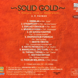 Tamil Audio CD Solid Gold - AR Rahman Vol 2 Tamil Audio CD Rip Lossless FLAC/WAV Songs