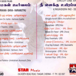 Nee Enakku Uyiramma Audio CD