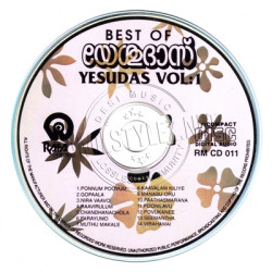 Best Of Yesudas Malayalam Audio CD Rip WAV Songs Download