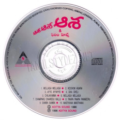 Asha Asha Asha 1996 Telugu Audio CD Rip WAV Songs Download
