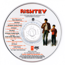 Rishtey Hindi Lossless Songs Download